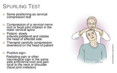 cervical cord compression test|shoulder depression test positive.